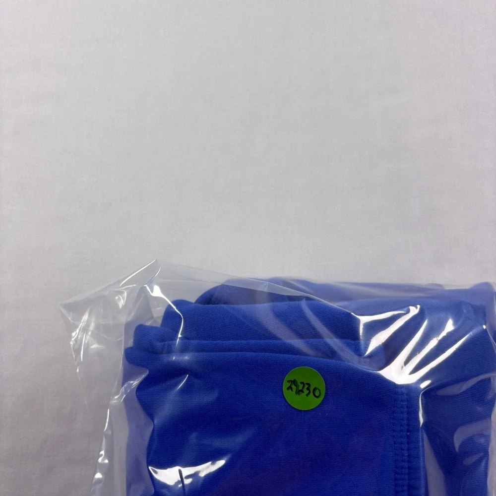 Air Jordan Jogger Sweatpants Mens Large Blue Tapered Spell Out Fleece Lounge
